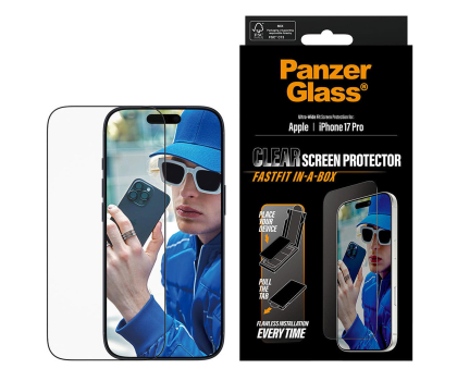 Szkło i folia ochronna PanzerGlass Ultra-Wide Fit Fastfit do iPhone 17 Pro
